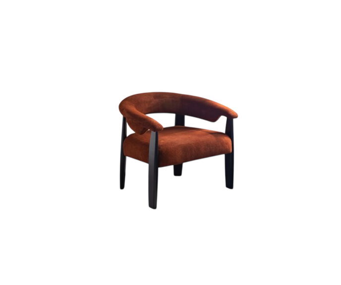 Afra Leather Lounge Armchair by Baxter P. | Casa Design Group