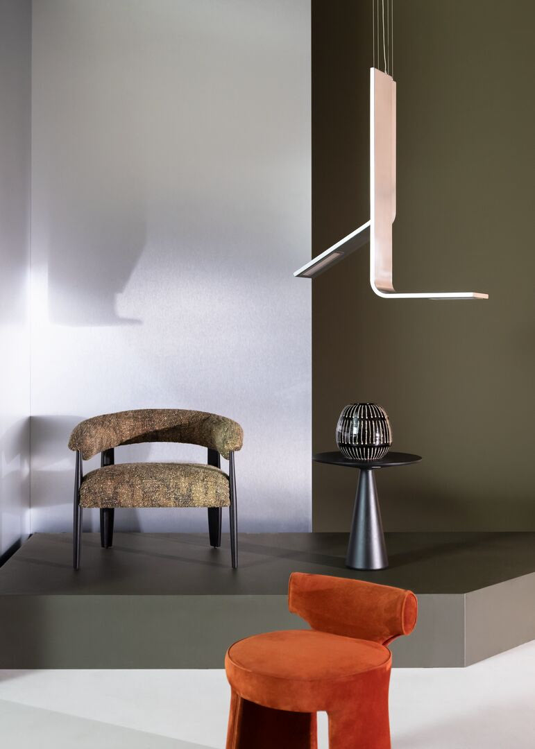 Afra Leather Lounge Armchair by Baxter P. | Casa Design Group