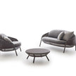Luxury Ahnda 2-Seater Sofa by Dedon with Handwoven Red Fiber and Cushions | Casa Design Group