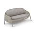 Luxury Ahnda 2-Seater Sofa by Dedon with Handwoven Red Fiber and Cushions | Casa Design Group