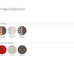 Luxury Ahnda 2-Seater Sofa by Dedon with Handwoven Red Fiber and Cushions | Casa Design Group