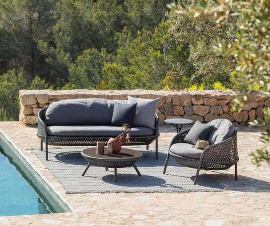Ahnda Coffee Table by Dedon – Handwoven Outdoor Centerpiece with Elegant Form | Casa Design Group