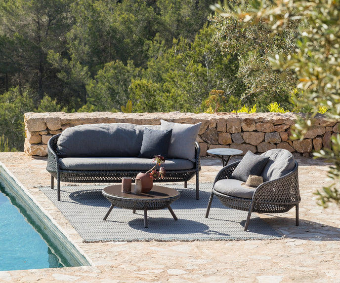 Ahnda Coffee Table by Dedon – Handwoven Outdoor Centerpiece with Elegant Form | Casa Design Group