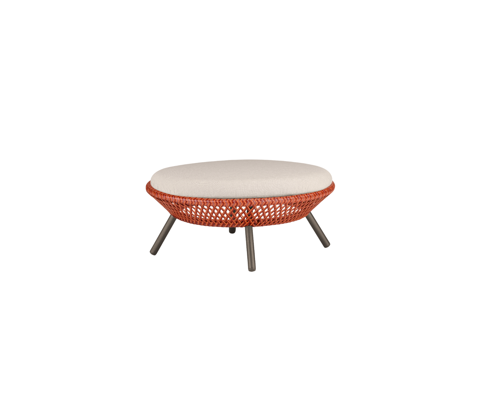 Modern Outdoor Ahnda Footstool by Dedon – Lightweight and Stylish Design | Casa Design Group