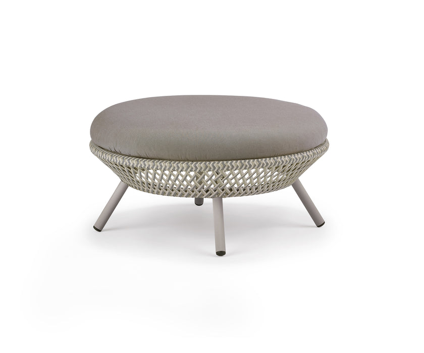 Modern Outdoor Ahnda Footstool by Dedon – Lightweight and Stylish Design | Casa Design Group