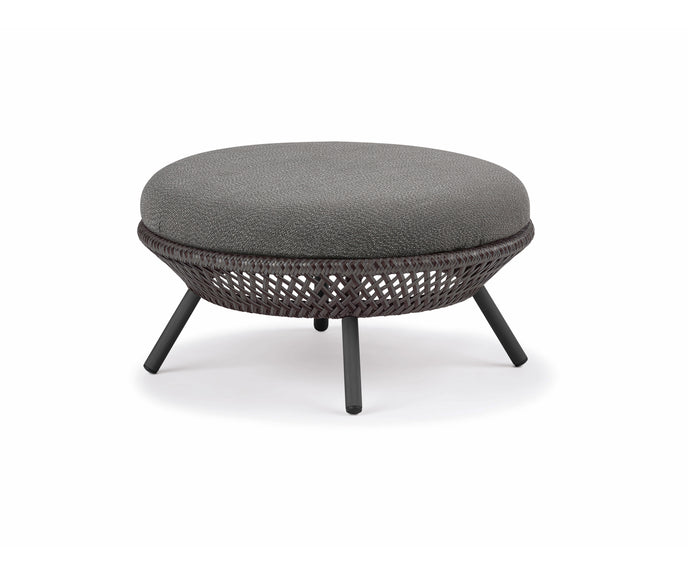 Modern Outdoor Ahnda Footstool by Dedon – Lightweight and Stylish Design | Casa Design Group