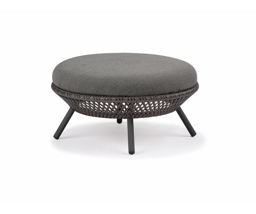 Modern Outdoor Ahnda Footstool by Dedon – Lightweight and Stylish Design | Casa Design Group