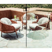 Luxury Ahnda Lounge Chair by Dedon with Open Weave Design | Casa Design Group