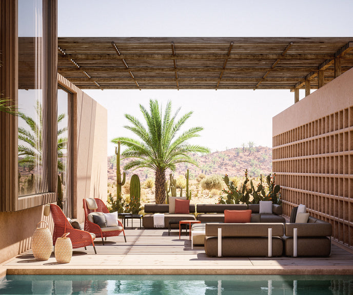Dedon Ahnda Wing Lounge Chair – High-End Outdoor Lounger | Casa Design Group