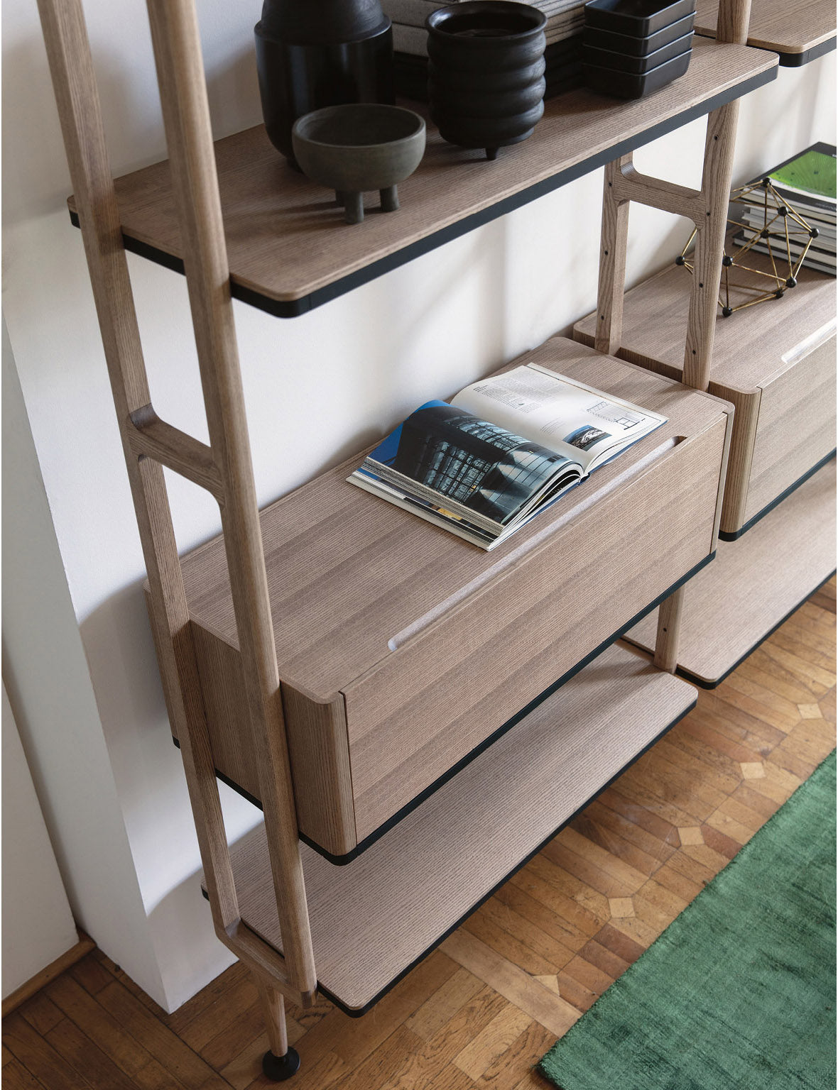 High End Air Bookcase by Porada Casa Design Group
