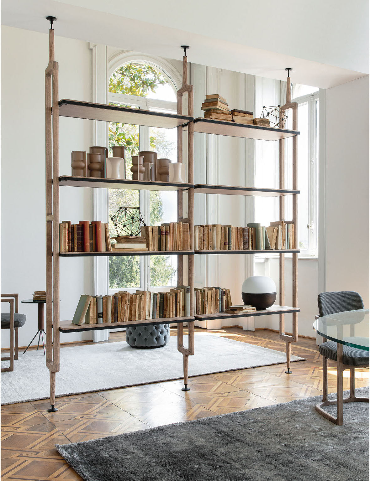 High End Air Bookcase by Porada Casa Design Group
