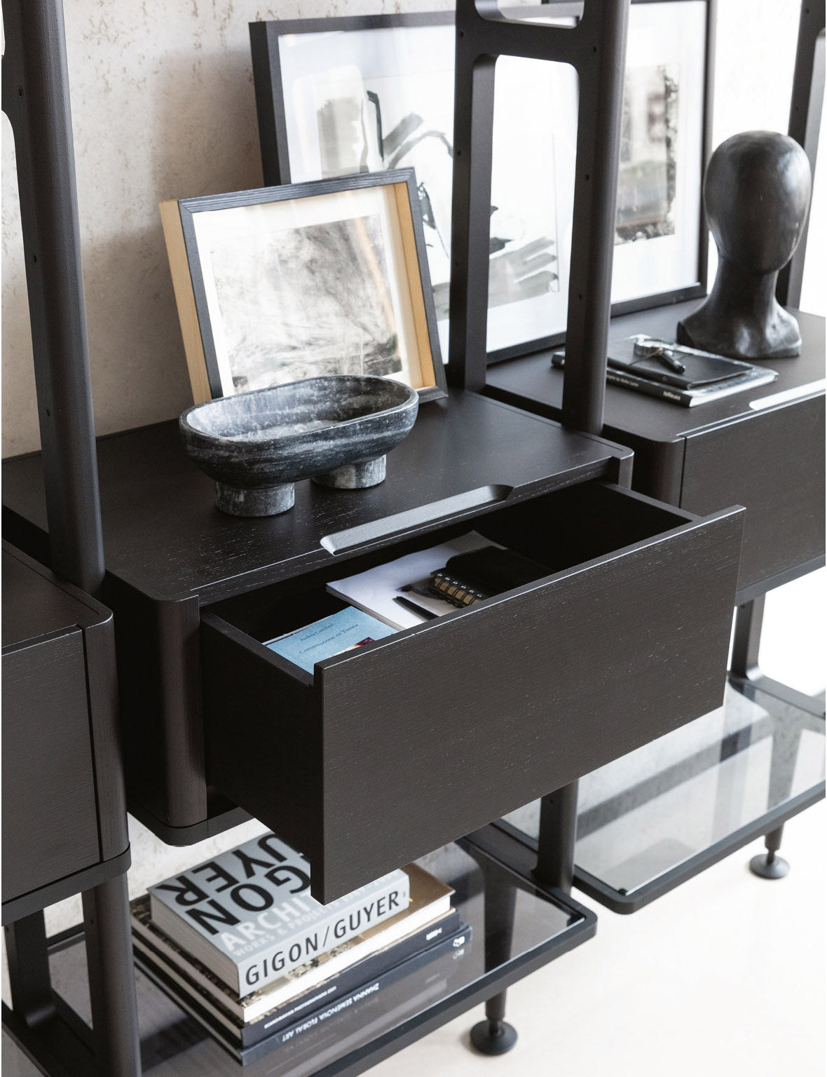 High End Air Bookcase by Porada Casa Design Group
