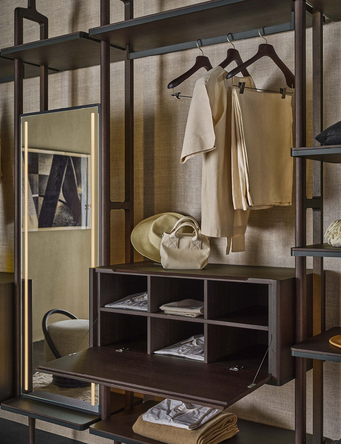 High End Air Bookcase by Porada Casa Design Group
