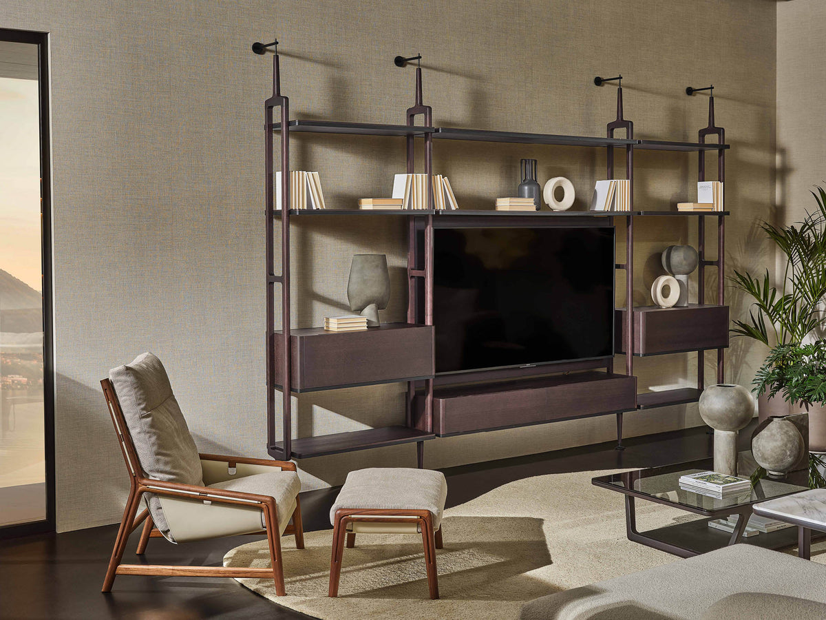 High End Air Bookcase by Porada Casa Design Group