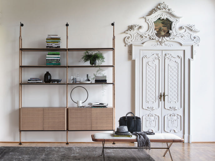 High End Air Bookcase by Porada Casa Design Group