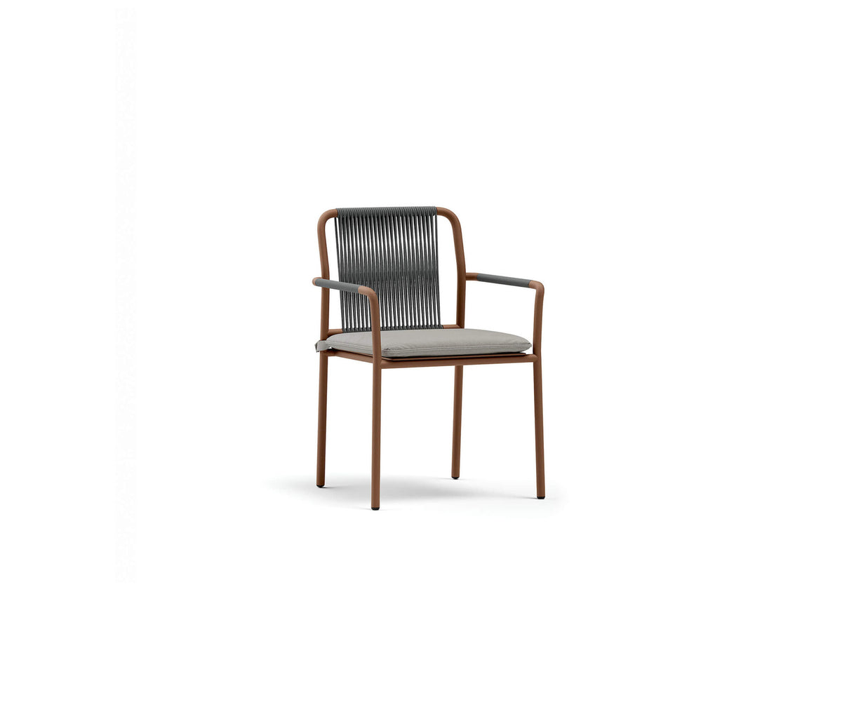 Modern Air Outdoor Dining Chair in Aluminum Casa Design Group
