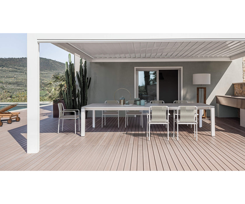 Modern Air Outdoor Dining Chair in Aluminum Casa Design Group