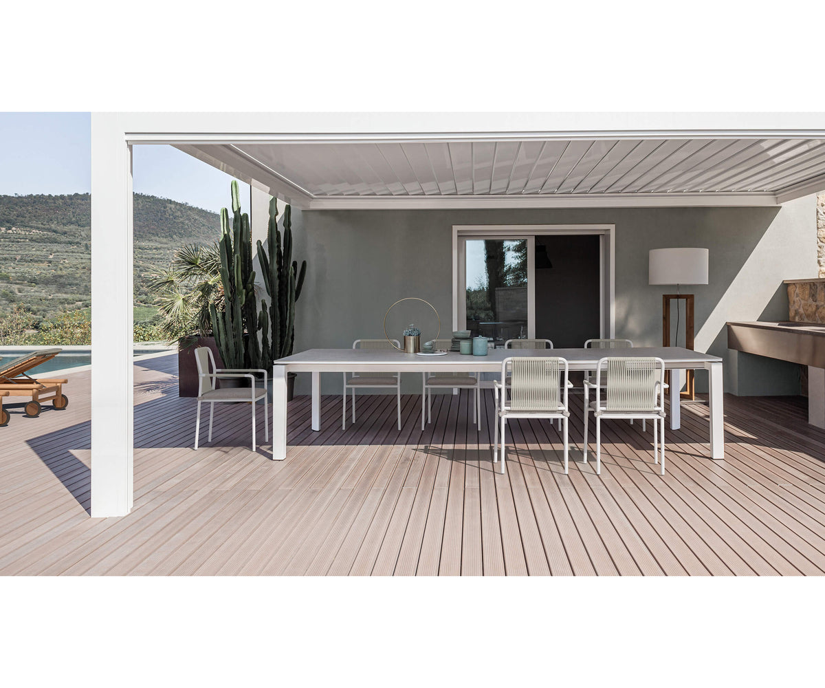 Modern Air Outdoor Dining Chair in Aluminum Casa Design Group