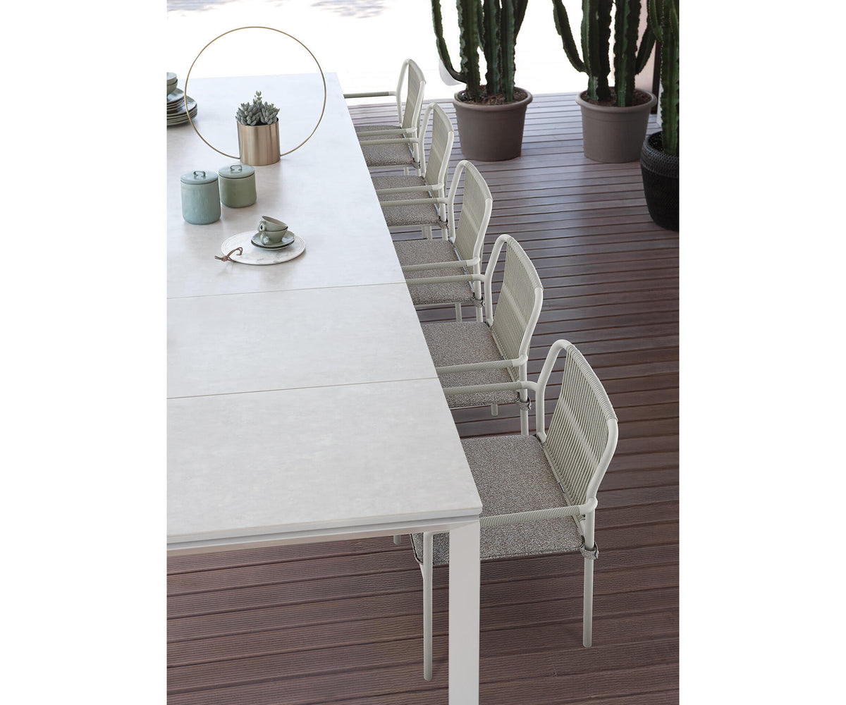 Modern Air Outdoor Dining Chair in Aluminum Casa Design Group