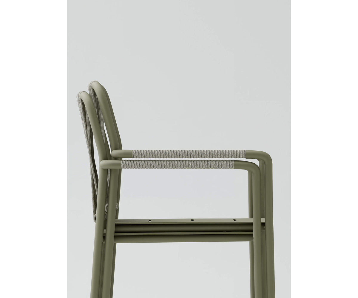 Modern Air Outdoor Dining Chair in Aluminum Casa Design Group