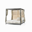 Modern Alcova Outdoor Daybed with Teak Panels Casa Design Group
