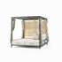Modern Alcova Outdoor Daybed with Teak Panels Casa Design Group