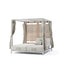 Modern Alcova Outdoor Daybed with Teak Panels Casa Design Group