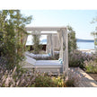 Modern Alcova Outdoor Daybed with Teak Panels Casa Design Group