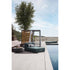 Modern Alcova Outdoor Daybed with Teak Panels Casa Design Group