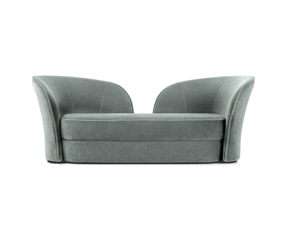 High-End Aldora Double Seater Sofa by Moooi Designed with Feminine Organic Shapes Casa Design Group