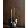 Sculptural Tacchini Altar Side Table, artisanal modern accent Casa Design Group