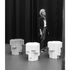 Sculptural Tacchini Altar Side Table, artisanal modern accent Casa Design Group