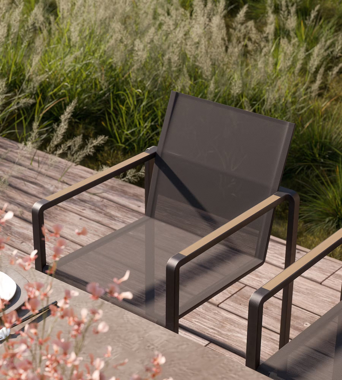 High End Alura Outdoor Dining Chair by Royal Botania Casa Design Group