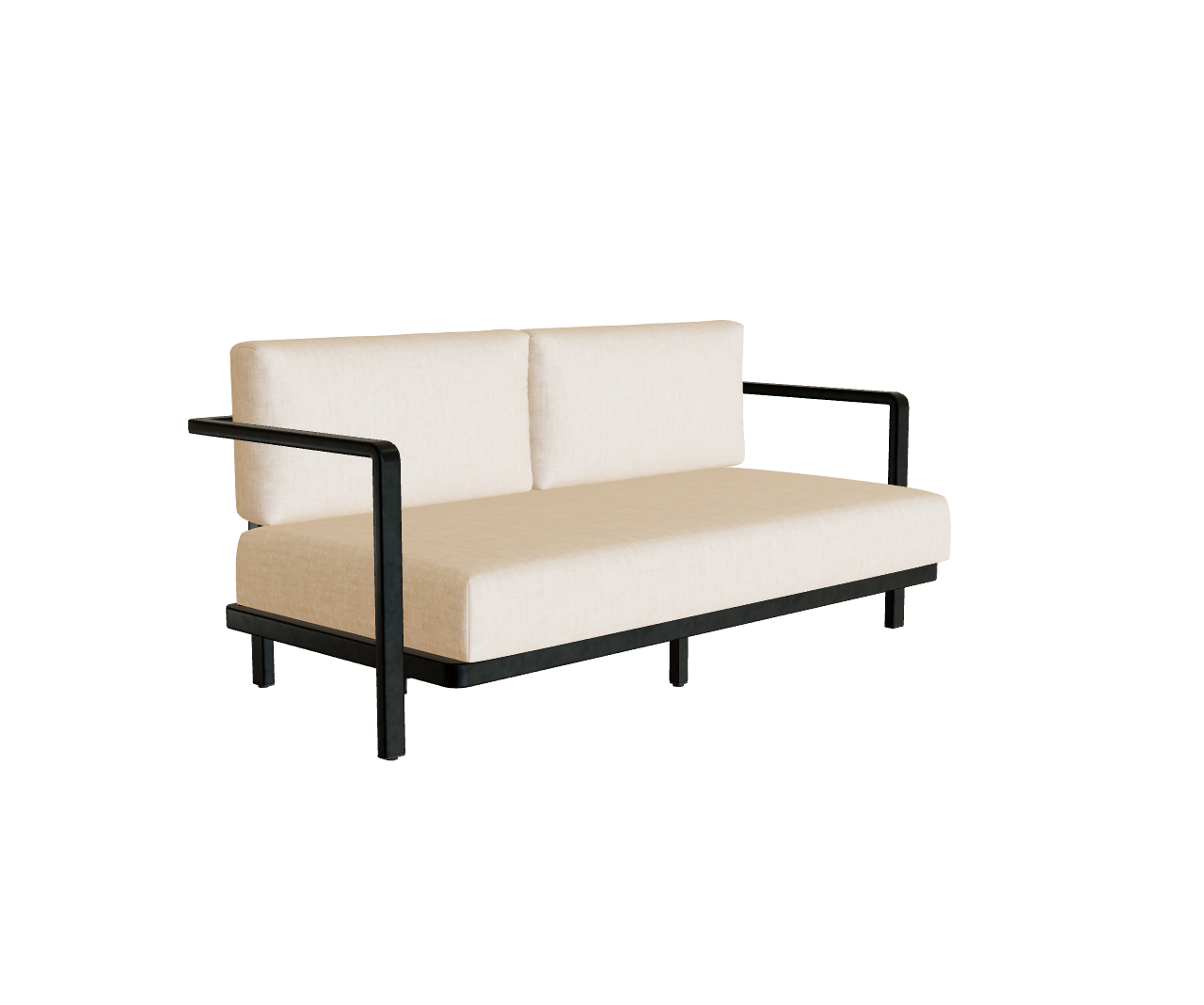 Luxury Aluminum Frame Alura Outdoor Lounge 2-Seater Sofa by Royal Botania | Casa Design Group