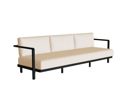 Modern Aluminium Frame Alura Outdoor Lounge 3-Seater Sofa by Royal Botania | Casa Design Group