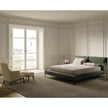 Amanda Bergère by Frigerio upholstered lounge chair with solid wood base Casa Design Group