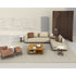 Amanda Bergère by Frigerio upholstered lounge chair with solid wood base Casa Design Group