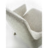 Amanda Bergère by Frigerio upholstered lounge chair with solid wood base Casa Design Group