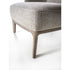 Amanda Bergère by Frigerio upholstered lounge chair with solid wood base Casa Design Group