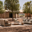 Amanu elegant 3-seat outdoor sofa by Yabu Pushelberg for Tribù | Casa Design Group