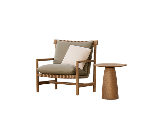 High End Amanu Lounge Chair by Tribù Casa Design Group