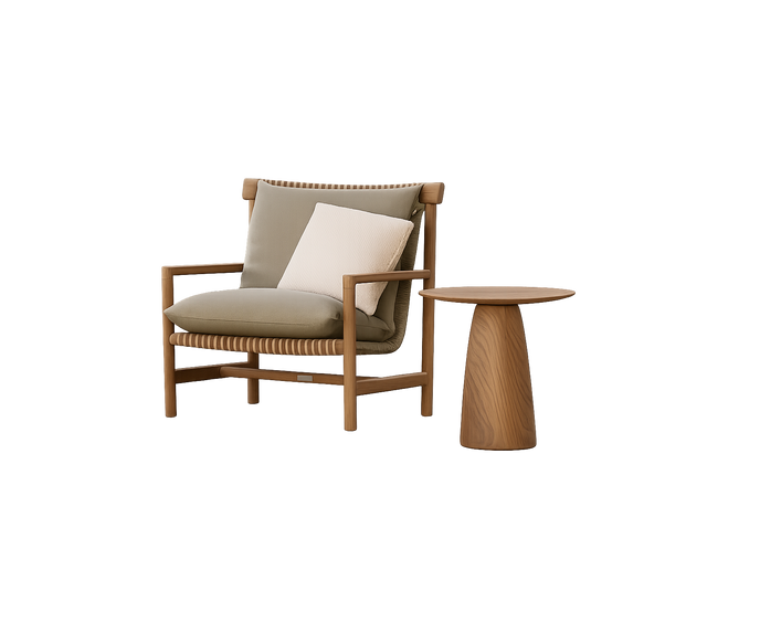 High End Amanu Lounge Chair by Tribù Casa Design Group
