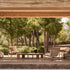 Amanu rectangular teak coffee table by Yabu Pushelberg for Tribù | Casa Design Group