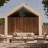 Amanu rectangular teak coffee table by Yabu Pushelberg for Tribù | Casa Design Group