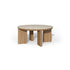 Amanu round teak coffee table by Yabu Pushelberg for Tribù | Casa Design Group