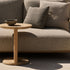 Amanu sculptural teak C-table by Yabu Pushelberg for Tribù | Casa Design Group
