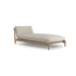 Amanu teak and woven daybed by Yabu Pushelberg for Tribù | Casa Design Group