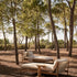 Amanu teak and woven daybed by Yabu Pushelberg for Tribù | Casa Design Group