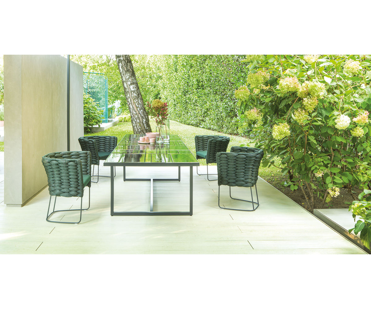 Stylish Stainless Steel Ami Outdoor Dining Chair by Paola Lenti Casa Design Group