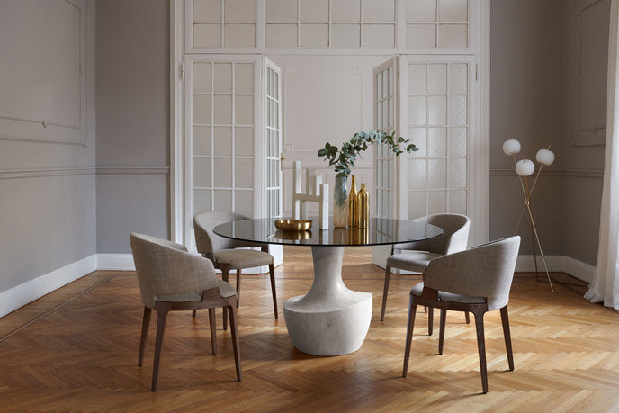 High End Anfora Marble Base Table by Potocco Casa Design Group